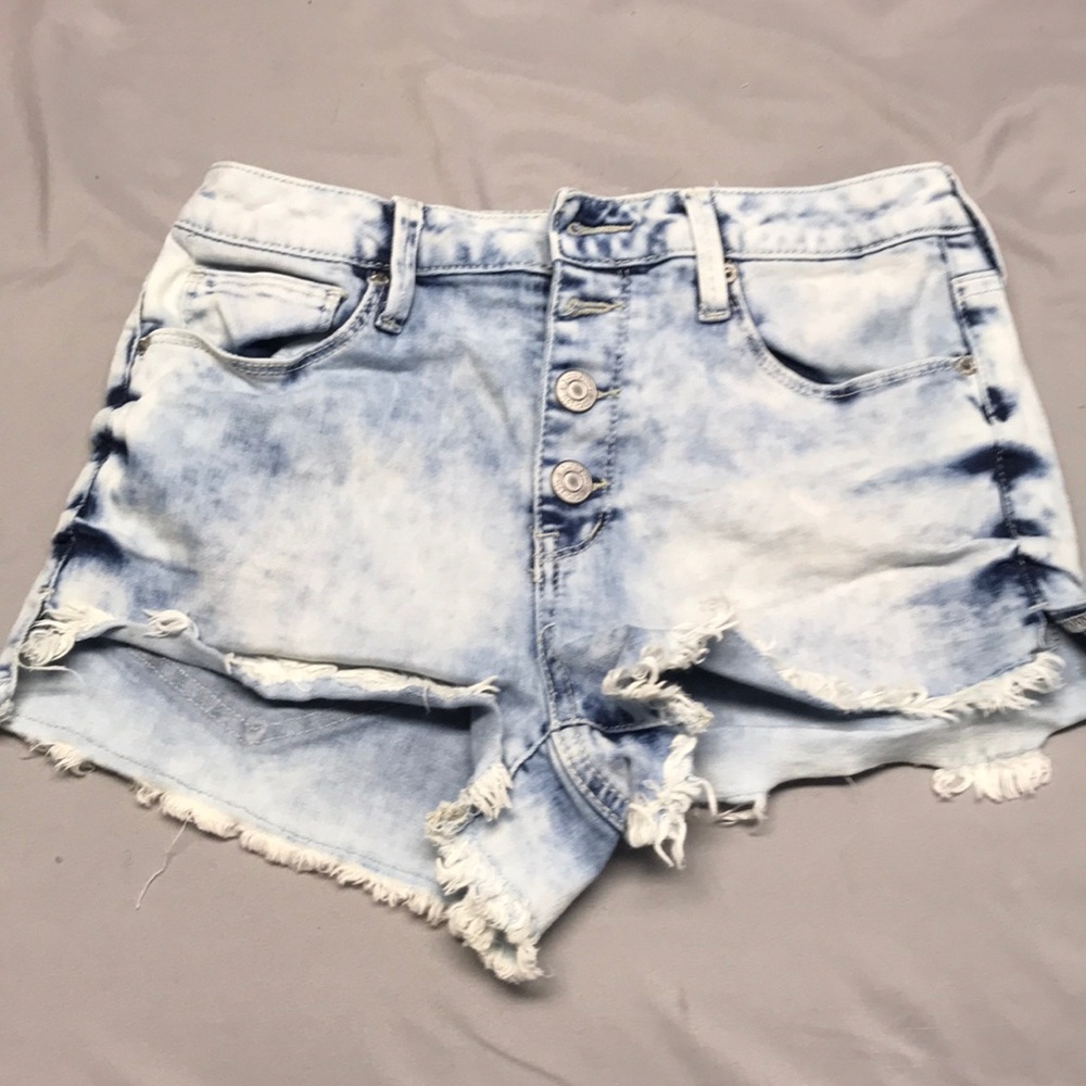 Marbled high waisted shorts!